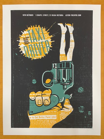 TAXI DRIVER SCREEN PRINT